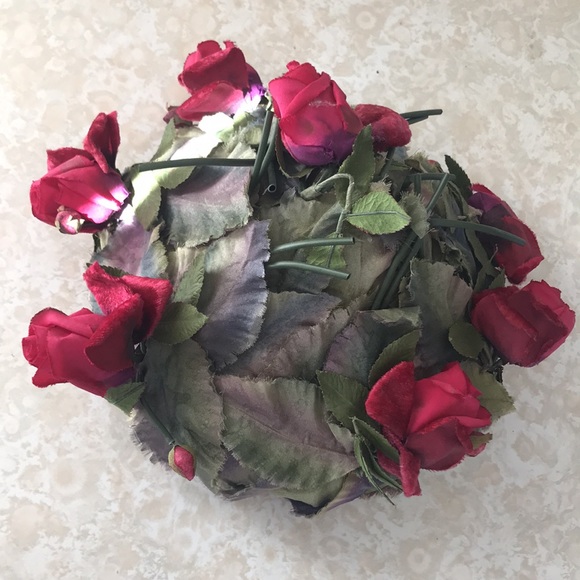 Vintage Doura Made for Frederick & Nelson Rose Hat main image 4
